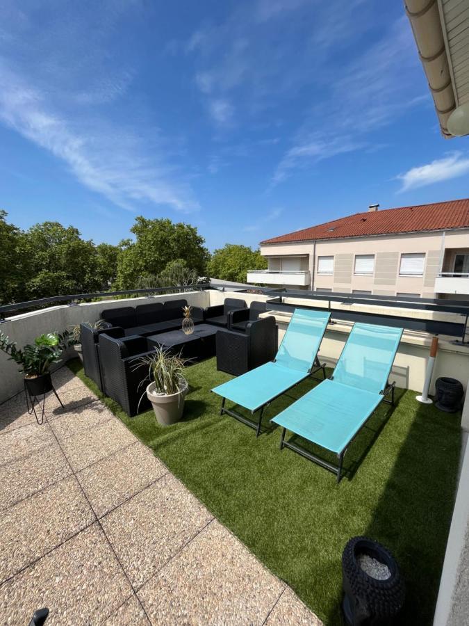 Bngo I Immense Rooftop Lyon I 2 Chambres, 4 Places Parkings, 2 Immenses Terrasses, 8 Personnes מראה חיצוני תמונה