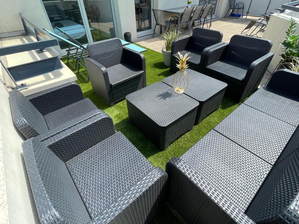 Bngo I Immense Rooftop Lyon I 2 Chambres, 4 Places Parkings, 2 Immenses Terrasses, 8 Personnes מראה חיצוני תמונה